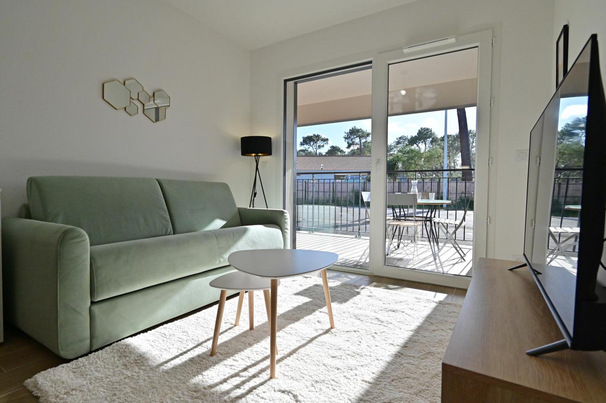 Biscawai Chaleureux Et Cosy Avec Terrasse Apartamento Biscarrosse Exterior foto
