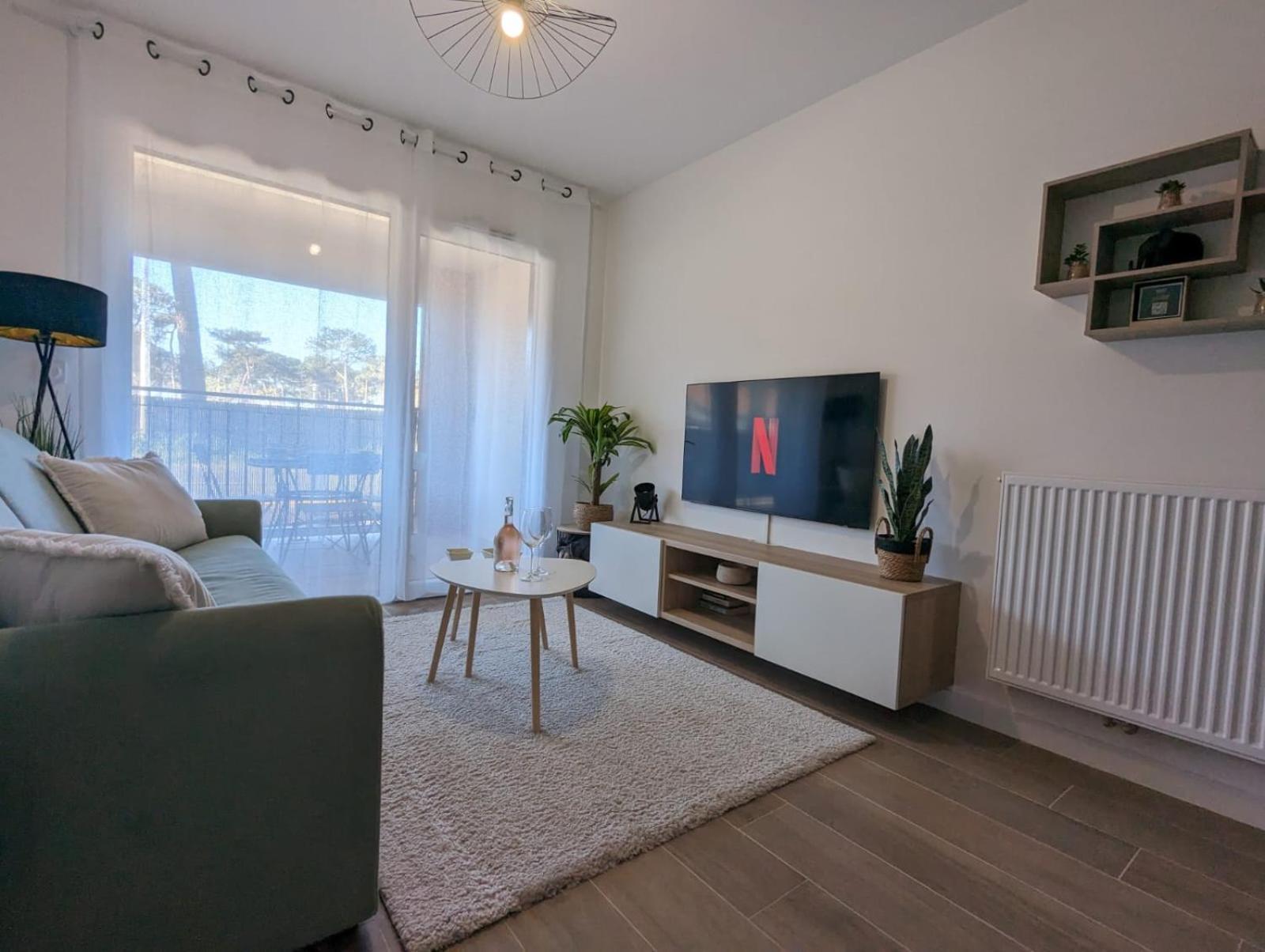 Biscawai Chaleureux Et Cosy Avec Terrasse Apartamento Biscarrosse Exterior foto